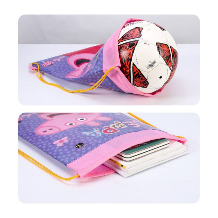 Picture of 1663/23369: PEPPA PIG PULL STRING BAG